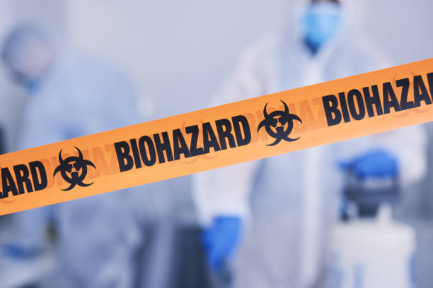 Professional Drug Lab Cleanup technician working in Chatham, IL